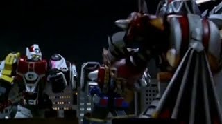 Power Rangers SPD  Ending Part 1  ASquad Megazord End of the Delta Squad Megazord [upl. by Mccready]