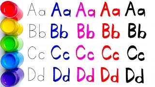 Collection of uppercase amp lowercase alphabet dotted lines ABCD alphabet writing alphabet song A Z [upl. by Akirat114]