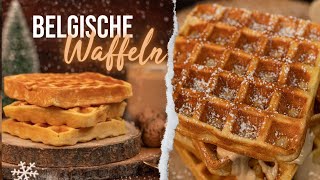 Die besten belgischen Waffeln aus ganz einfachen Zutaten  schnell amp super lecker 😍 [upl. by Thor]