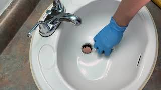 How Replace A Bathroom Sink Drain [upl. by Adnahcal]