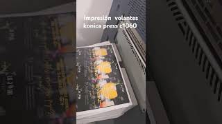 konica c1060 impresión de volantes al instante [upl. by Zannini]