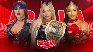 Liv Morgan vs Rhea Ripley vs Bianca Belair World Championship Full Match WWE Raw Highlights [upl. by Alioz]