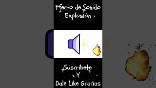 Explosion Sound Effect  Explosión Efecto de Sonido Shorts [upl. by Rein]