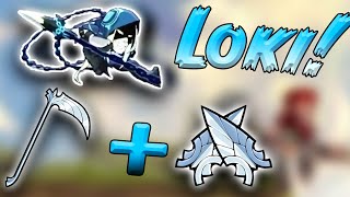 NEW LEGEND LOKI Scythe and Katars  Sig Reveal  Brawlhalla [upl. by Anahsar]