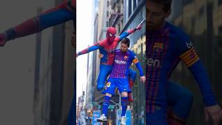 Cr7 salva a Messi por ser el hombre araña 😱 [upl. by Bekah952]