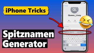 Lustige Spitznamen mit dem iPhone generieren 🤣 [upl. by Ingeborg]