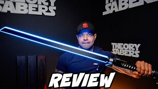 RONIN SWORD LIGHTSABER REVIEW  NEW  THEORY SABERS [upl. by Radke105]