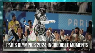 Paris Olympics 2024 Opening Ceremonys Memorable Moments [upl. by Colver]