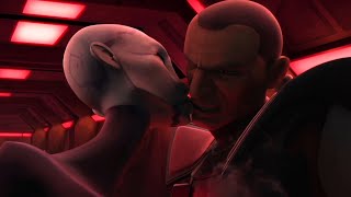 Star Wars TCW  General Grievous meets Asajj Ventress  Commander Colts Death HD [upl. by Ahser597]