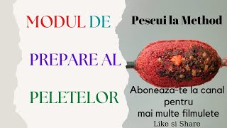 Prepararea peletelor pentru pescuitul la Method 220Baits MarelePescar [upl. by Lavotsirc]