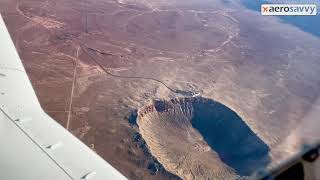 Meteor Crater Overflight [upl. by Tuttle]