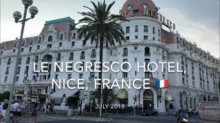 Le Negresco Hotel Nice France [upl. by Narret]