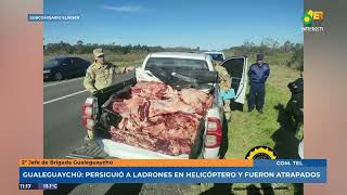 Subcrio Elseser  En helicóptero un productor persiguió a ladrones que le robaron animales [upl. by Jara]