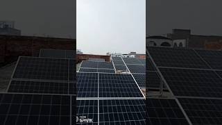 25KW Solar system Installation completed youtubecreaters youtubeshorts love shorts feed vlog [upl. by Maitilde]