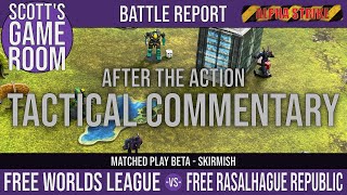 Tactical Commentary Alpha Strike Free Worlds League vs Free Rasalhague Republic [upl. by Jehiah]