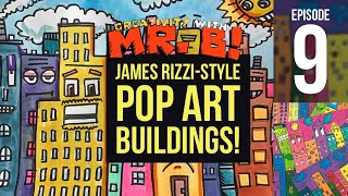 James RizziStyle POP ART Buildings [upl. by Alcot]