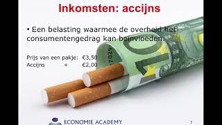 Economie Academy voor Vmbo GLTL  waaruit bestaat de overheid  inkomsten en uitgaven [upl. by Lyndsay]