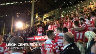 Leigh Centurions v Featherstone  Championship Grand Final  Oct 5th 2014 [upl. by Arhas]