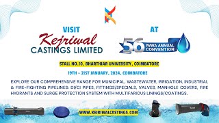 📣 Visit Kejriwal Castings Limited at the IWWA Exhibition [upl. by Anaibib]