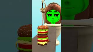 😲Sándwich XXL 🍔 para 🚽Skibidi Toilet 🧟Zombi droidcheatgaming [upl. by Larcher]