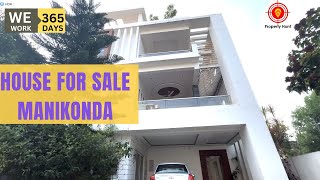 Villas for Sale in Manikonda  Villas in Manikonda  House for sale in Hyderabad  Property Hunt [upl. by Fredek]