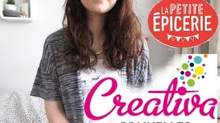 SALON CREATIVA JE SERAI AU STAND DE LA PETITE EPICERIE 12 mars [upl. by Colline]