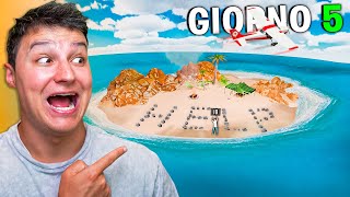 SOPRAVVIVO per 100 GIORNI sullISOLA SPERDUTA di GTA 5 🏝️ [upl. by Rivkah]