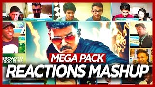 Theri Official Trailer Epic Reactions Mashup Best [upl. by Huda257]