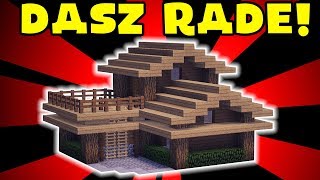 MINECRAFT JAK ZBUDOWAĆ PROSTY DOMEK 26 [upl. by Hebel]