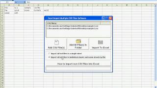 Sobolsoft com How To Use Excel Import Multiple CSV Files Software [upl. by Alleroif]