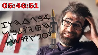 Saying the ancient Phoenician alphabet for 6 hours straight [upl. by Lot]