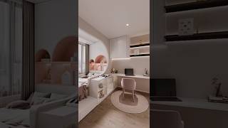 Small bedroom design  smal l room design  house shorts youtubeshorts [upl. by Adnohsel]