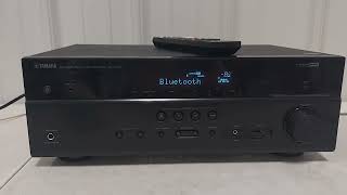 Yamaha Rxv385 51channel 4k Ultra HD AV Receiver Bluetooth [upl. by Volotta195]