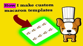 How to make a macaron template for FREE [upl. by Crofton]