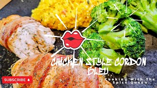 Flavorful Chicken Style Cordon Bleu Recipe cordonbleu [upl. by Dihaz]