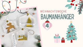 Weihnachtsdeko selber machen  Baumanhänger  Baumschmuck  Mitbringsel  4 [upl. by Aicertal412]