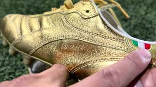 Review Diadora Brasil Made In Italy Leather FG [upl. by Danna868]