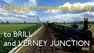 A 1900 Metropolitan Railway trip to Brill and Verney Junction [upl. by Annonyw]