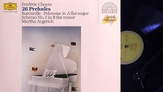 LP Chopin  Préludes and ETC  Argerich side B [upl. by Ayor136]