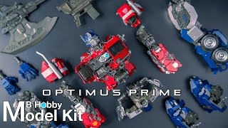 Transformers Optimus Prime Earth Mode  Speed Build  Model Kit [upl. by Anjali]