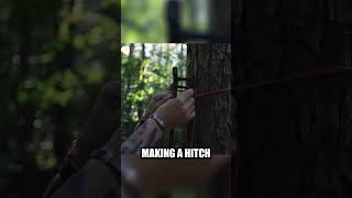 Saddle hunters attach your climbing sticks faster archery bowhunting [upl. by Bohannon]