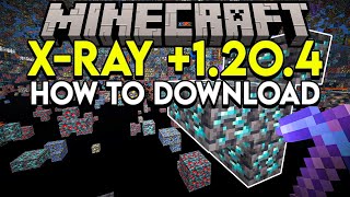 XRay Texture Pack 1204  How To Get Minecraft XRay in 1204 [upl. by Haramat]