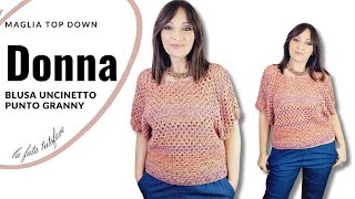 quotDonna Una Blusa AllUncinetto per Esprimere la Tua Unicitàquot [upl. by Ellenor149]