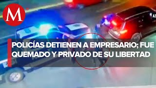 Policías de Tijuana asesinan y queman a un empresario [upl. by Winny]