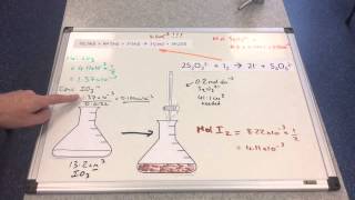 Thiosulfate Titrations 2 [upl. by Hasile]