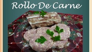 Rollo De Carne Molida y Tocineta  Recetas Navideñas 2021 [upl. by Jews750]