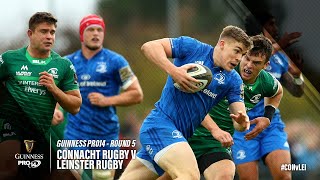 Guinness PRO14 Round 5 Highlights Connacht Rugby v Leinster Rugby [upl. by Nnaharas]