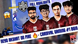 Bgis Neyo Akshat on Fire 🔥 Carnival gaming Qualify ✅ Round 3 Day 3 [upl. by Anifesoj827]