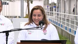 Presidenta Dina Boluarte en el nuevo Hospital de Especialidades Quirúrgicas San Juan de Miraflores [upl. by Sarette]