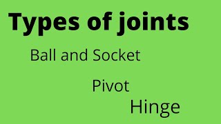 Types of joint Ball and socket joint  Pivot joint  Hinge joint Science Facts Class 6 shorts [upl. by Thomasine732]